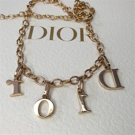 dior nexkalce|dior letters necklace value.